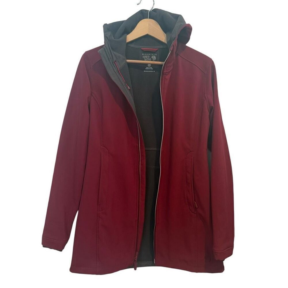 Mountain Hardware Longline Fleece Lined Hooded Jacket Size S